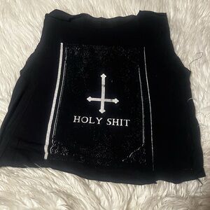 Toxic vision holy sh*t sleeveless top